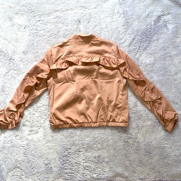 Sateen Like Bomber Jacket - Picture 6 of 8